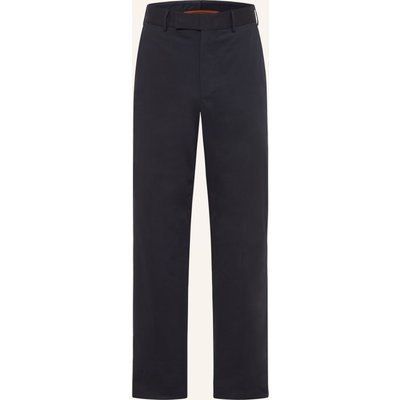 Zegna Hose Premium Cotton Regular Fit blau