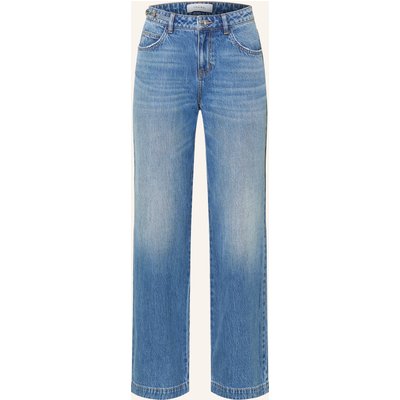 Comma Wide Leg Jeans blau