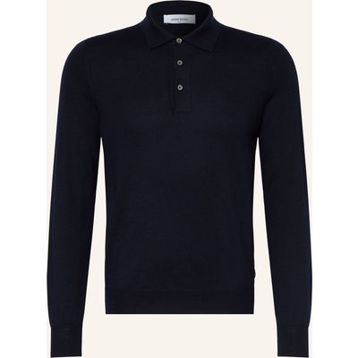 Gran Sasso Strick-Poloshirt blau