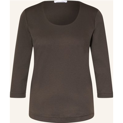 Efixelle Shirt Mit 3/4-Arm braun