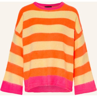 Miss Goodlife Pullover Mit Alpaka orange