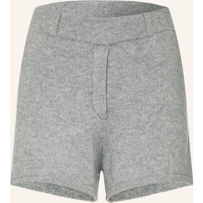 Ladneri Strickshorts Maxi Mit Cashmere grau