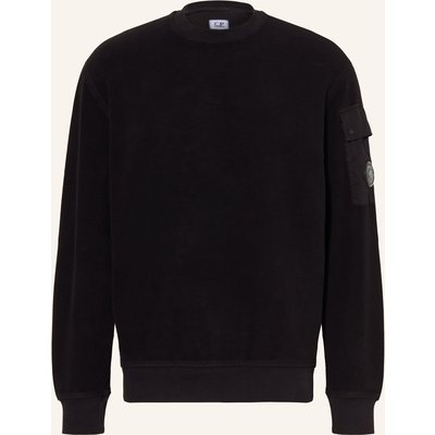 C.P. Company Sweatshirt Im Materialmix schwarz