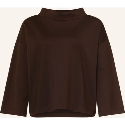 More & More Sweatshirt Mit 3/4-Arm braun