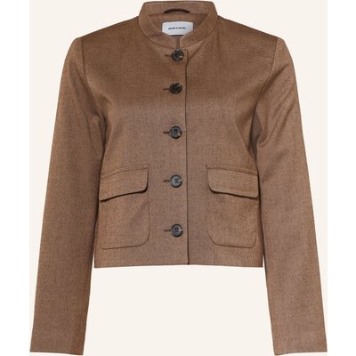 More & More Kastenjacke braun