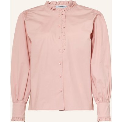 More & More Bluse Mit Rüschen rosa