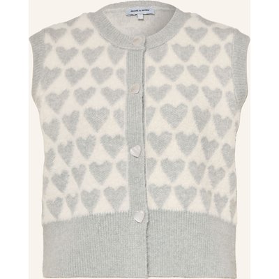 More & More Strickweste grau