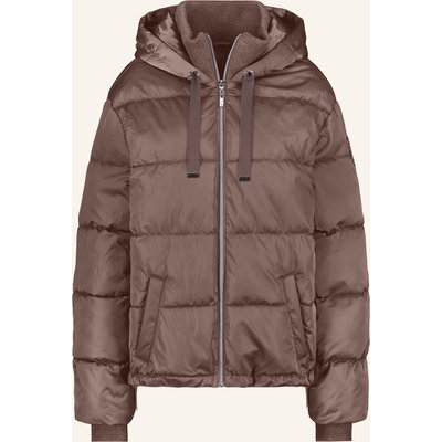 Monari Steppjacke Mit Schmucksteinen beige