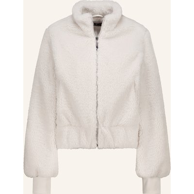 Monari Teddyfell-Blouson weiss