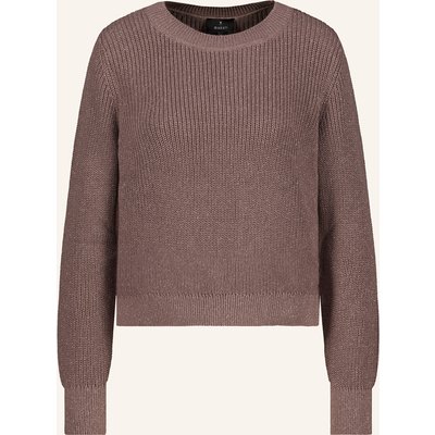 Monari Pullover Mit Glitzergarn beige