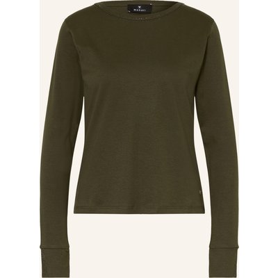 Monari Longsleeve Mit Schmucksteinen gruen