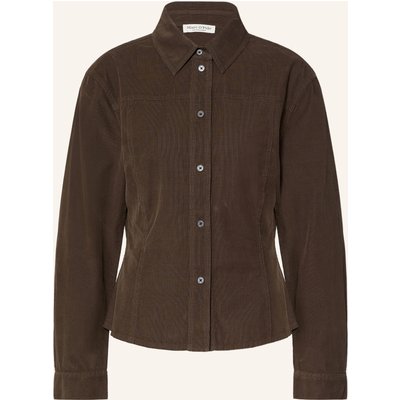 Marc O'polo Hemdbluse Aus Cord braun