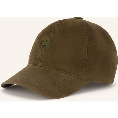Habsburg Leder-Cap gruen