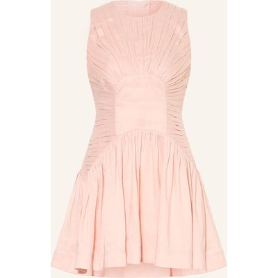 Aje. Kleid Medea Mit Leinen rosa