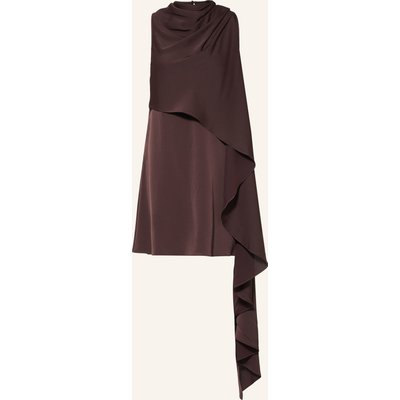Reiss Satinkleid Wrenley braun