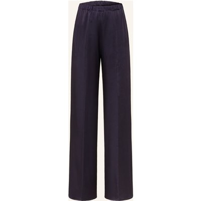 Antonelli Firenze Marlenehose Aus Satin blau