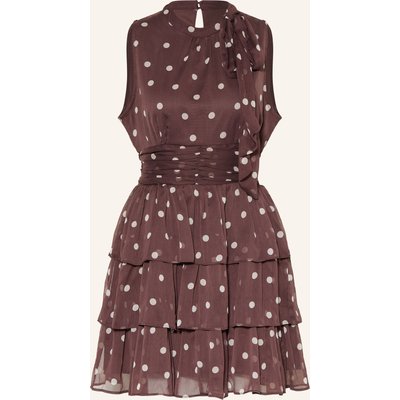 Neo Noir Kleid May Mit Rüschen braun
