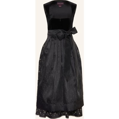 Talbot Runhof Dirndl Mit Glitzergarn Und Schmuckperlen schwarz