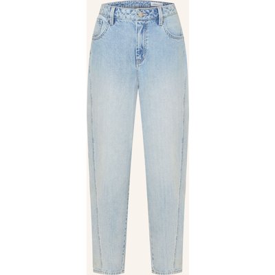 S.Oliver Barrel Jeans Mit Schmucksteinen blau