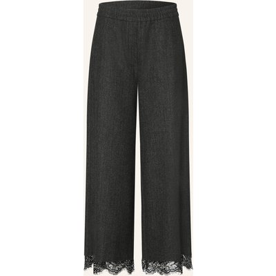 Cambio 7/8-Hose Aveline Mit Spitze grau