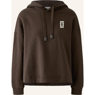 Oui Hoodie braun