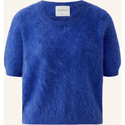Oui Cashmere-Pullover blau