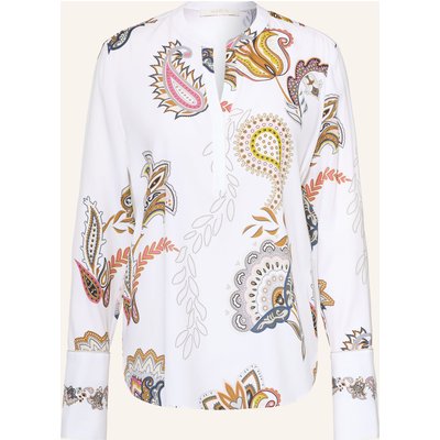 Herzens Blusenshirt Mit Seide weiss