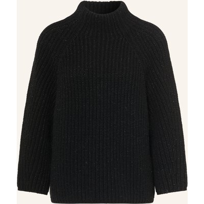 Herzens Pullover Malin Mit Cashmere Und Glitzergarn schwarz