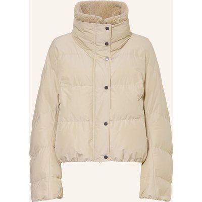 Brunello Cucinelli Daunenjacke Mit Abnehmbarem Kragen braun