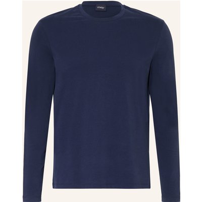 Mey Schlafshirt Serie Relaxed Tuned blau