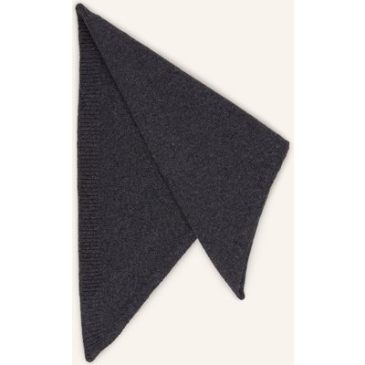 Róhe Dreieckstuch Mit Cashmere grau