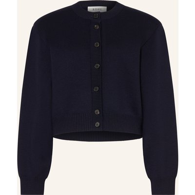 Róhe Strickjacke blau