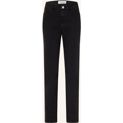 Róhe Straight Jeans Lino schwarz
