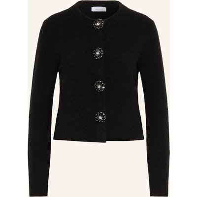Darling Harbour Strickjacke Mit Schmucksteinen schwarz