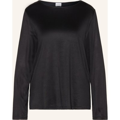 Mey Schlafshirt Serie Pure Shine schwarz