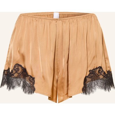Mey Schlafshorts Serie Poetry Luxury Aus Satin beige