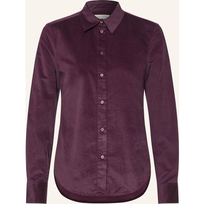 Marc O'polo Hemdbluse Aus Samt lila