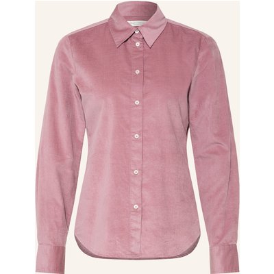Marc O'polo Hemdbluse Aus Samt rosa