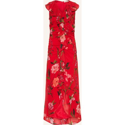 Phase Eight Kleid Mae Mit Volants rot