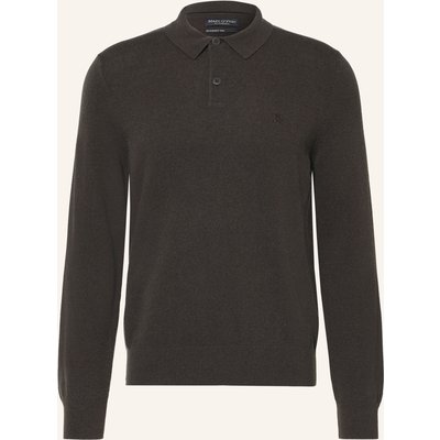 Marc O'polo Strick-Poloshirt braun