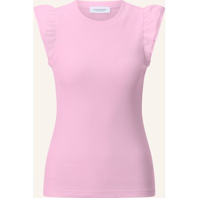 Rich & Royal Top Mit Volants rosa