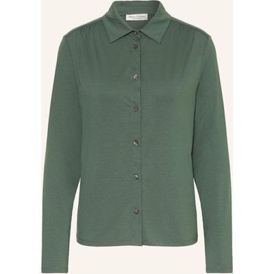 Marc O'polo Hemdbluse Aus Jersey gruen