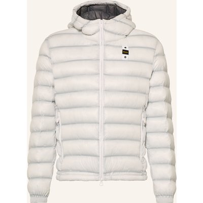 Blauer Steppjacke Charles weiss
