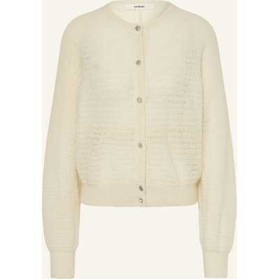 Ba&Sh Strickjacke Isolar Mit Alpaka Und Mohair weiss