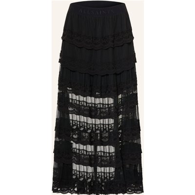 Allsaints Mesh-Rock Maggie Mit Spitze schwarz