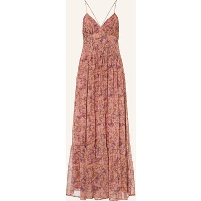 Ba&Sh Kleid Agnes Mit Plissees pink