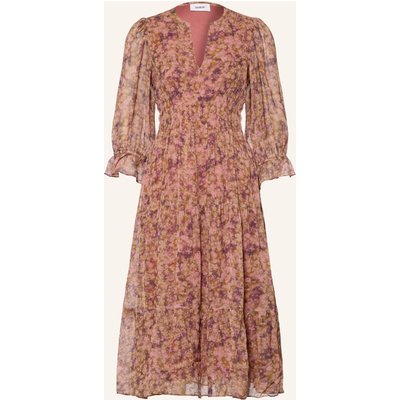 Ba&Sh Kleid Aema Mit 3/4-Arm Und Rüschen pink