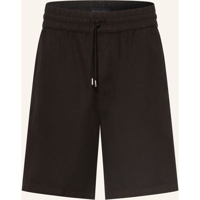Allsaints Shorts Hanbury Mit Leinen schwarz