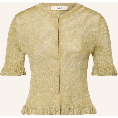 Ba&Sh Strickjacke Zibo Mit Rüschen gold