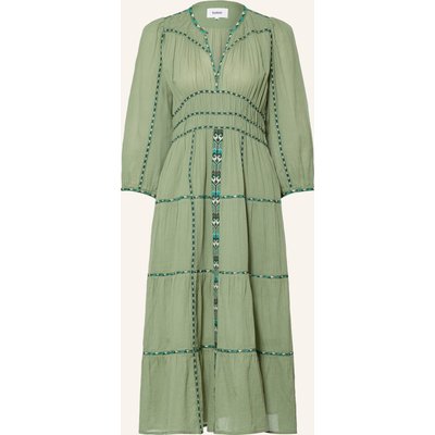 Ba&Sh Kleid Pahina Mit 3/4-Arm gruen